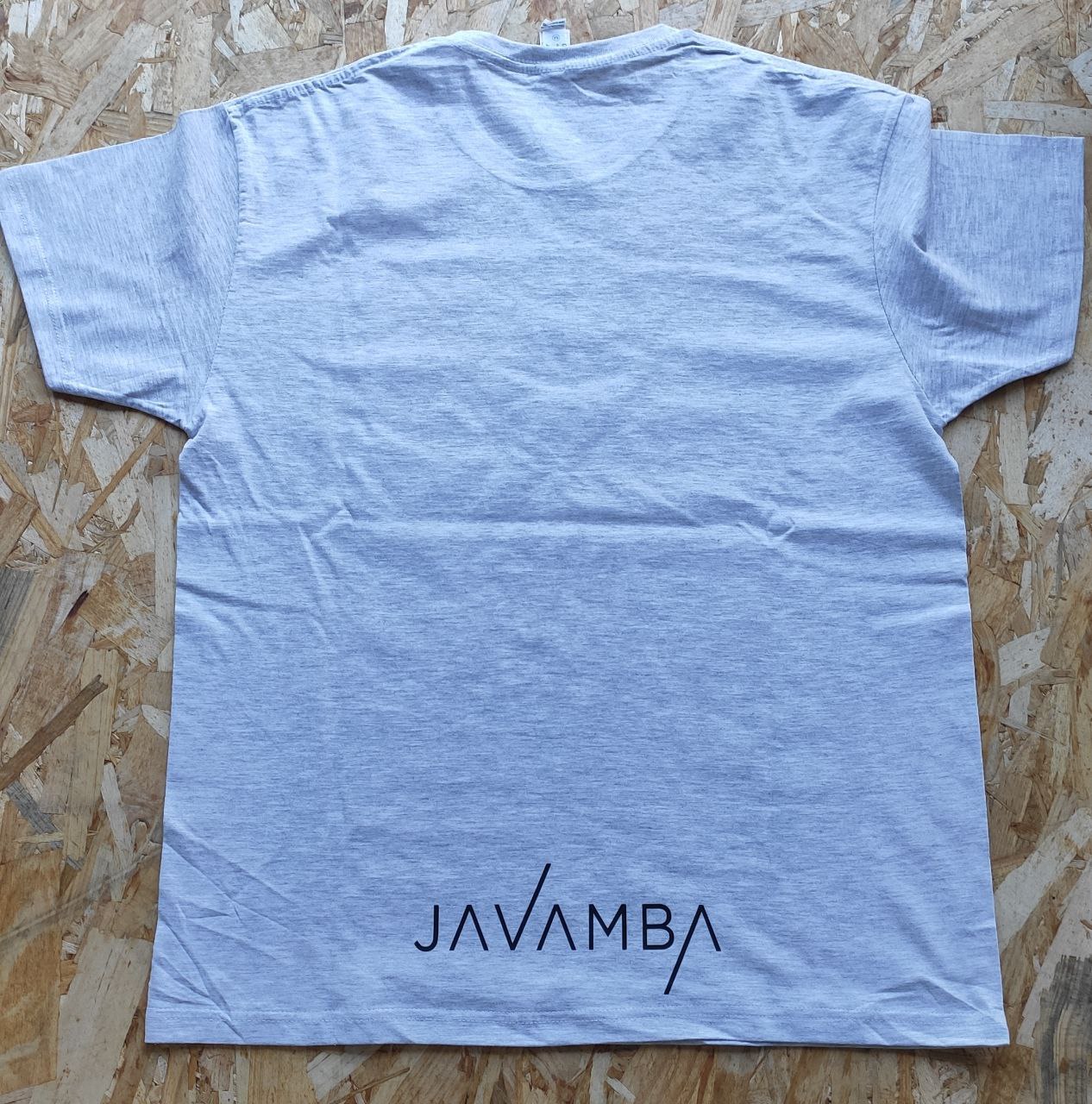 Camiseta Gris Logo JAVAMBA Negro
